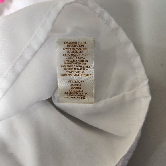 Kate Spade Toddler Girls White Swiss Dot/Pom Pom Off Shoulder Top-Size 3 - Picture 7 of 8